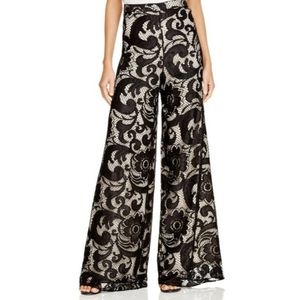 ALICE + Olivia wideleg lace pant